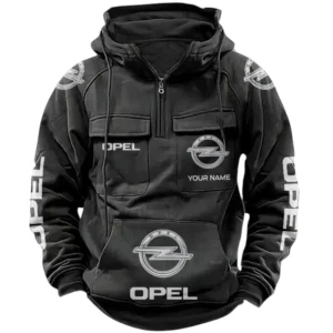 Opel Quarter Zip Hoodie Sports Hoodie Multi-Pockets Custom Name TN020625Y41HJRCT1OPE