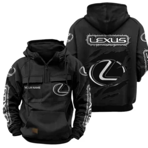 Lexus Quarter Zip Hoodie Sports Hoodie Multi-Pockets Custom Name TN020625Y41HJRCT3LEX