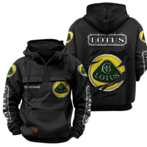 Lotus Quarter Zip Hoodie Sports Hoodie Multi-Pockets Custom Name TN020625Y41HJRCT3LOT
