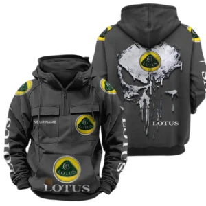 Lotus Quarter Zip Hoodie Sports Hoodie Multi-Pockets Custom Name TN020625Y41HJRCT2LOT