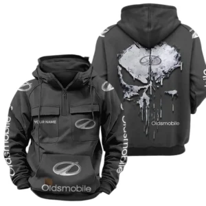 Oldsmobile Quarter Zip Hoodie Sports Hoodie Multi-Pockets Custom Name TN020625Y41HJRCT2OLD