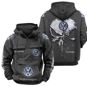 Volkswagen Quarter Zip Hoodie Sports Hoodie Multi-Pockets Custom Name TN040625Y41HJRCT2VOL