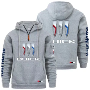 Buick Quarter Zip Pullover Hoodie Custom Name