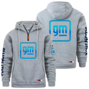 General Motors Quarter Zip Pullover Hoodie Custom Name