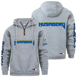 Husaberg Quarter Zip Pullover Hoodie Custom Name