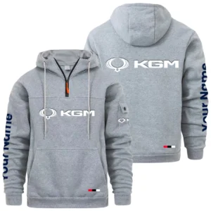 KG Mobility Quarter Zip Pullover Hoodie Custom Name