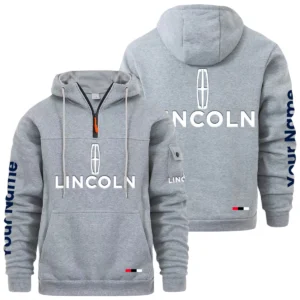 Lincoln Quarter Zip Pullover Hoodie Custom Name