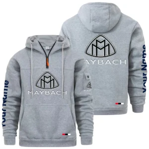 Maybach Quarter Zip Pullover Hoodie Custom Name