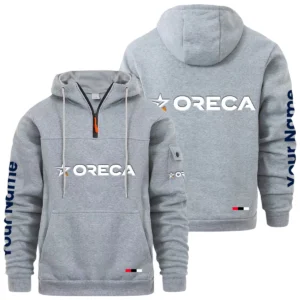 Oreca Racing Team Quarter Zip Pullover Hoodie Custom Name