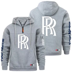 Rolls Royce Quarter Zip Pullover Hoodie Custom Name