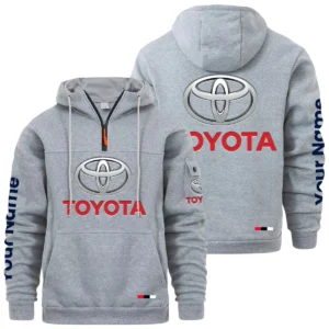 Toyota Quarter Zip Pullover Hoodie Custom Name