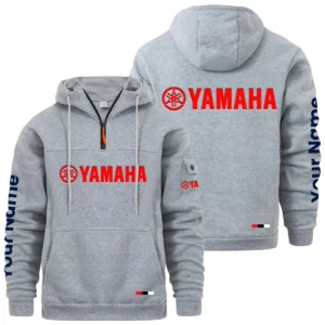Yamaha Quarter Zip Pullover Hoodie Custom Name
