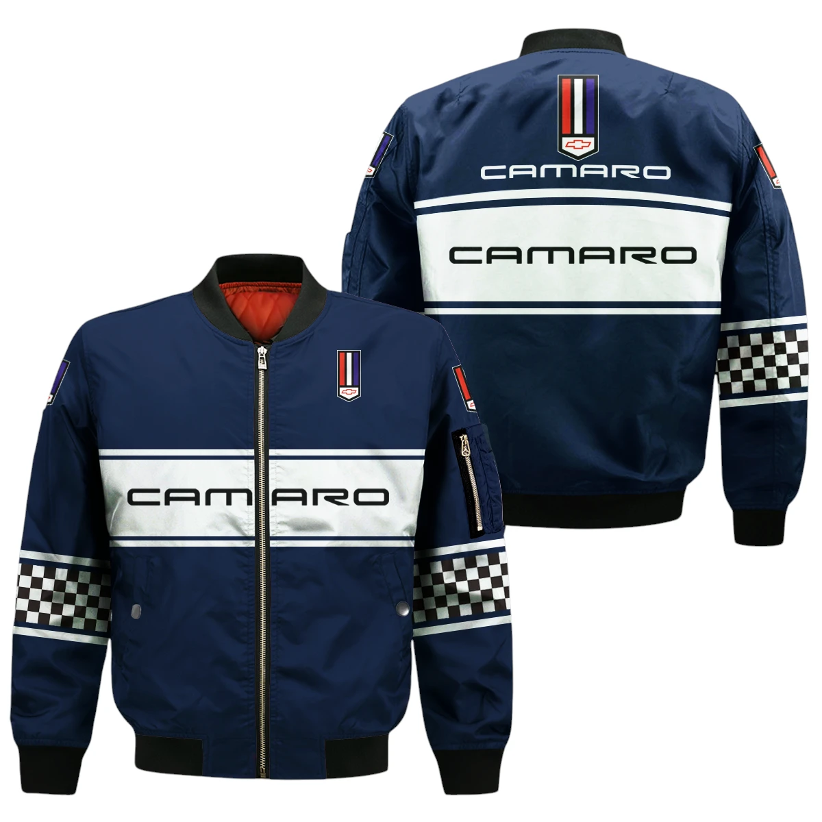 Chevrolet Camaro All Over Prints Bomber Jacket Chevrolet Camaro All Over Prints Bomber Jacket
