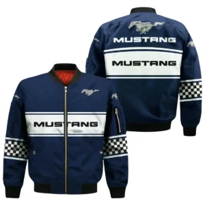 Mustang All Over Prints Bomber Jacket