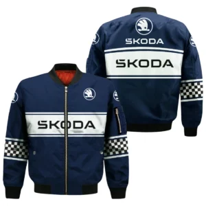 Skoda All Over Prints Bomber Jacket