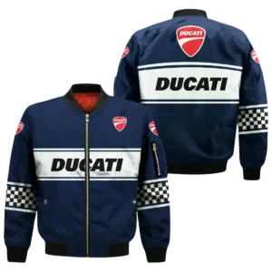 Ducati Motor Holding All Over Prints Bomber Jacke