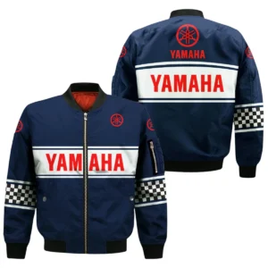 Yamaha Motor All Over Prints Bomber Jacket