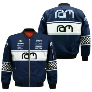 Ram Racing All Over Prints Bomber Jacket