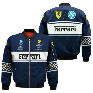 Scuderia Ferrari HP Racing All Over Prints Bomber Jacket