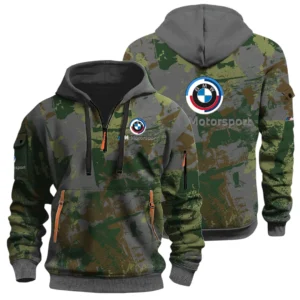 BMW M Motorsport Racing Half Zip Hoodie All Over Print Sports Style Custom Name TN01HIHI100925Y26QZ3HBMM