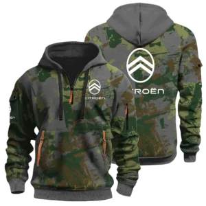 Citroen Half Zip Hoodie All Over Prints Sports Hoodie Style Custom Name
