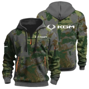 KG Mobility Half Zip Hoodie All Over Prints Sports Hoodie Style Custom Name