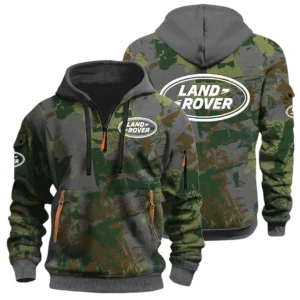 Land Rover Half Zip Hoodie All Over Prints Sports Hoodie Style Custom Name