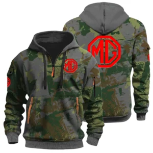 MG Cars Half Zip Hoodie All Over Prints Sports Hoodie Style Custom Name