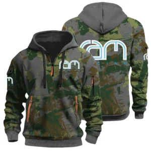 RAM Racing Half Zip Hoodie All Over Prints Sports Hoodie Style Custom Name