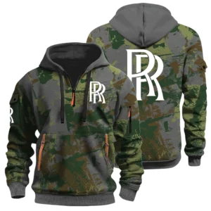 Rolls Royce Half Zip Hoodie All Over Prints Sports Hoodie Style Custom Name