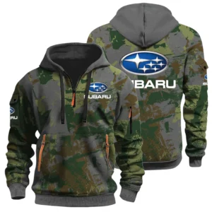 Subaru Half Zip Hoodie All Over Prints Sports Hoodie Style Custom Name