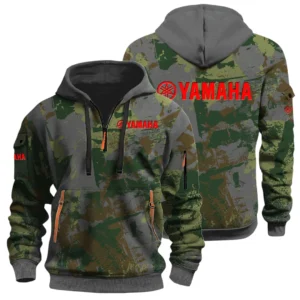 Yamaha Half Zip Hoodie All Over Prints Sports Hoodie Style Custom Name