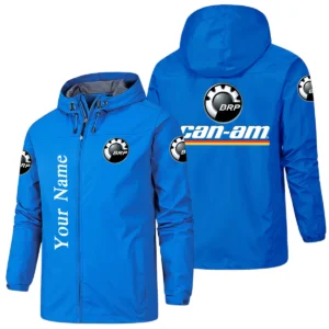 Can Am BRP Hooded Windbreaker Jacket Custom Name