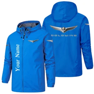 Honda Gold Wing Hooded Windbreaker Jacket Custom Name