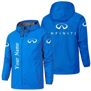 Infiniti Hooded Windbreaker Jacket Custom Name