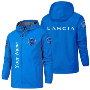 Lancia Hooded Windbreaker Jacket Custom Name