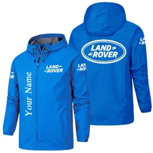Land Rover Hooded Windbreaker Jacket Custom Name