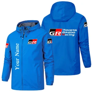 Toyota Gazoo Racing Hooded Windbreaker Jacket Custom Name