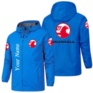 Vauxhall Hooded Windbreaker Jacket Custom Name