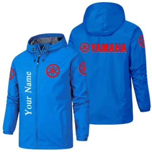 Yamaha Hooded Windbreaker Jacket Custom Name