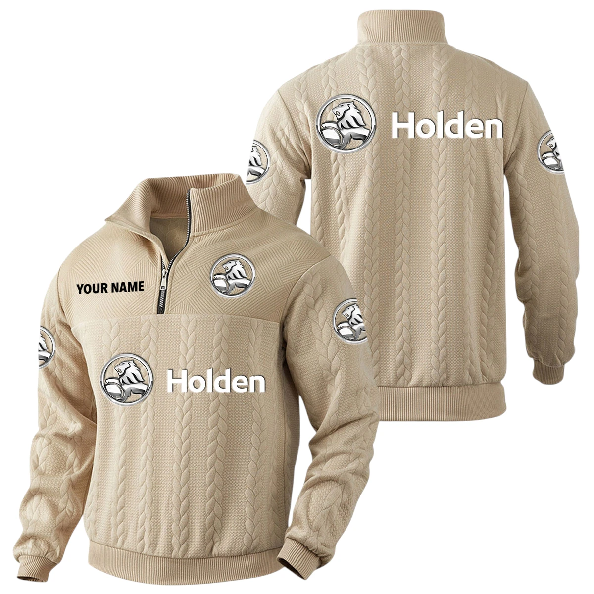 Holden Quarter-Zip Sweatshirt Stand Collar Custom Name Holden Quarter-Zip Sweatshirt Stand Collar Custom Name