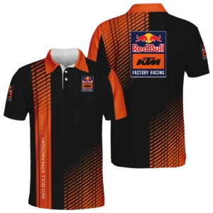 Red Bull KTM Factory Racing Polo All Over Prints Gift For Fan