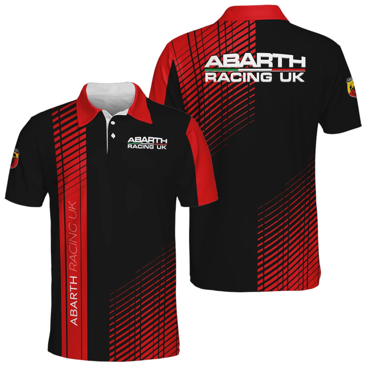 Abarth Racing UK Polo All Over Prints Gift For Fan Abarth Racing UK Polo All Over Prints Gift For Fan