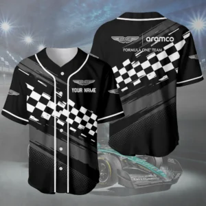 Aston Martin Racing 3D Baseball Jersey Custom Your Name