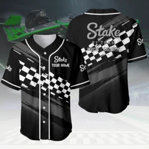 Stake F1 Team Kick Sauber 3D Baseball Jersey Custom Your Name