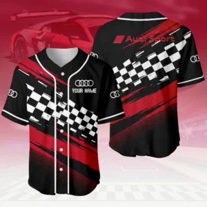 Audi Sport Racing 3D Baseball Jersey Custom Your Name