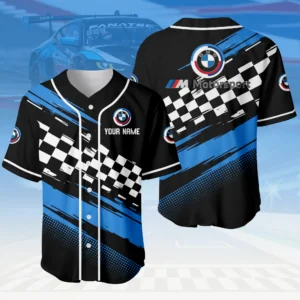BMW M Motorsport Racing 3D Baseball Jersey Custom Your Name