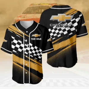 Chevrolet Racing 3D Baseball Jersey Custom Your Name