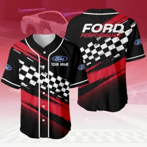 Ford Performance Racing 3D Baseball Jersey Custom Your Name