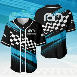 RAM Racing 3D Baseball Jersey Custom Your Name